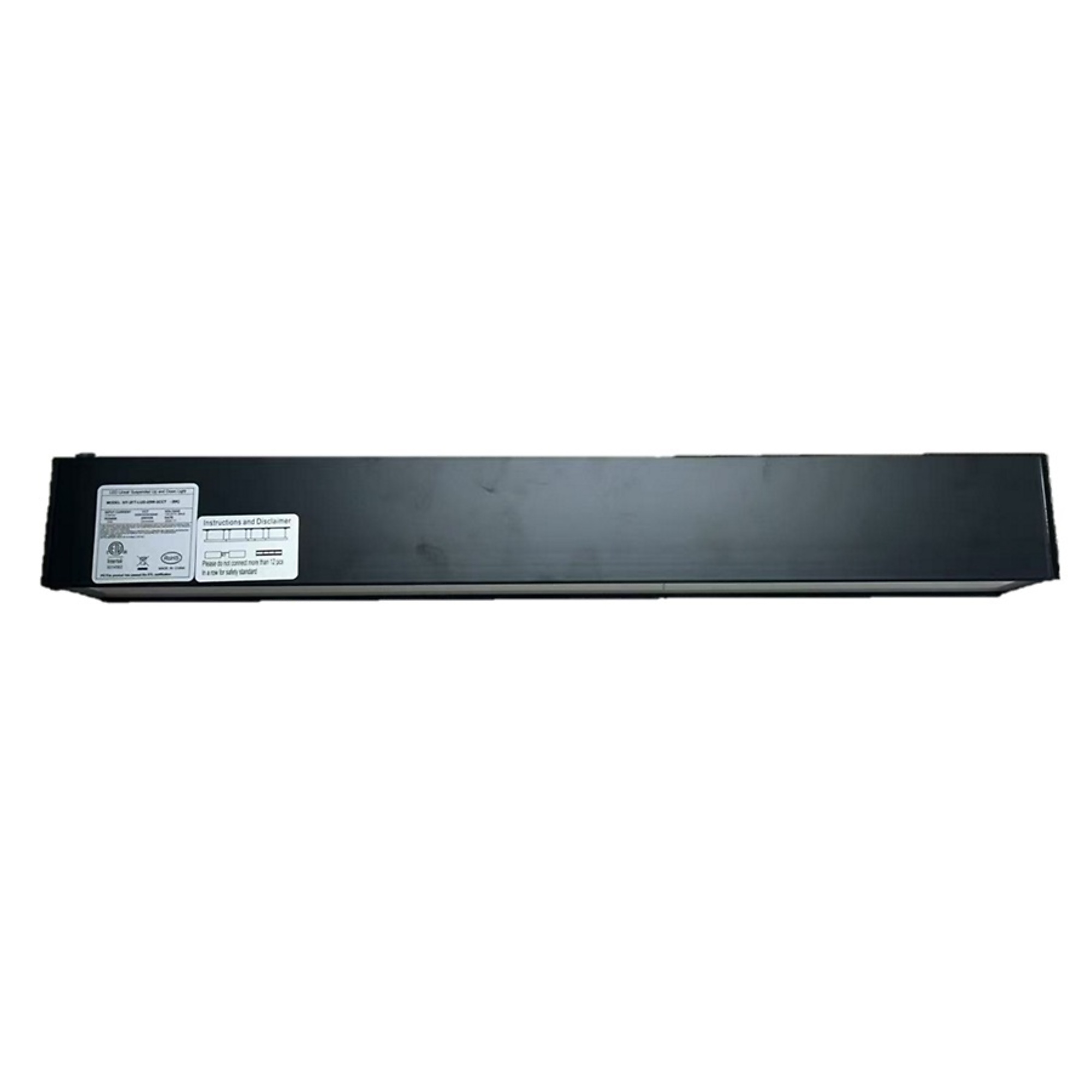 Honya LED Suspended Up and Down Linear Light 2FT/ 25W/ Black Finish / Linkable